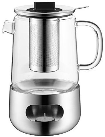 

WMF SENSI Tea Набор чайник + подогрев, Серебристый