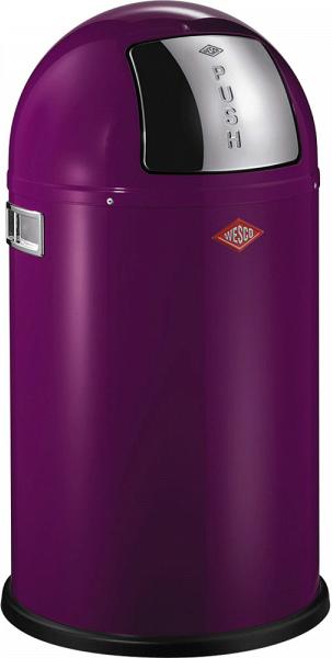 

Wesco Pushboy (22л) - мусорное ведро с заслонкой 175531-36, Фиолетовый
