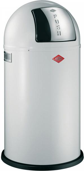 

Wesco Pushboy (50л) - мусорное ведро с заслонкой 175831-01, Белый