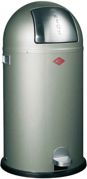 

Wesco Kickboy (40л) - мусорное ведро с заслонкой и педалью 177731-03, Серый
