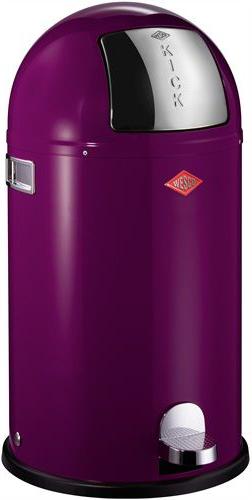 

Wesco Kickboy (40л) - мусорное ведро с заслонкой и педалью 177731-36, Фиолетовый