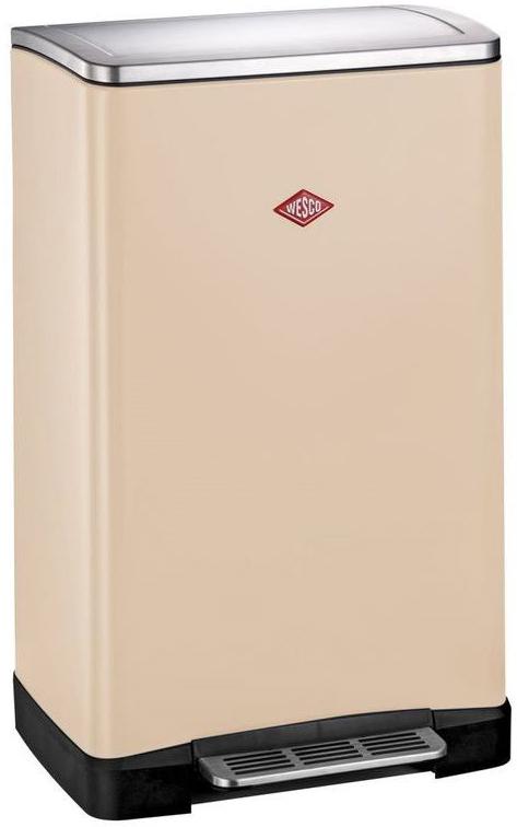 

Wesco Big Double Boy (36л) - мусорное ведро с педалью 381411-23, Кремовый