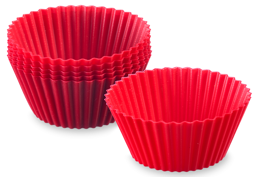 

Westmark Silicone Набор силиконовых форм для маффинов, 6 шт 30142260, Красный
