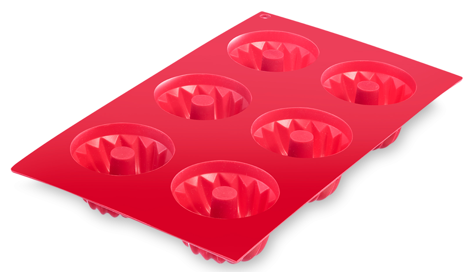 

Westmark Silicone Форма для 6-ти маффинов 30162270, Красный