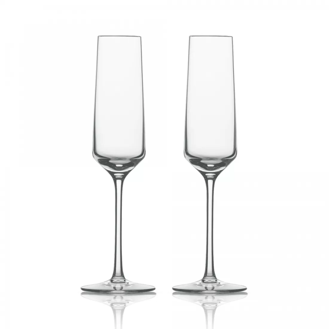 ZWIESEL GLAS Набор фужеров для шампанского, объем 209 мл, 2 шт., серия Pure