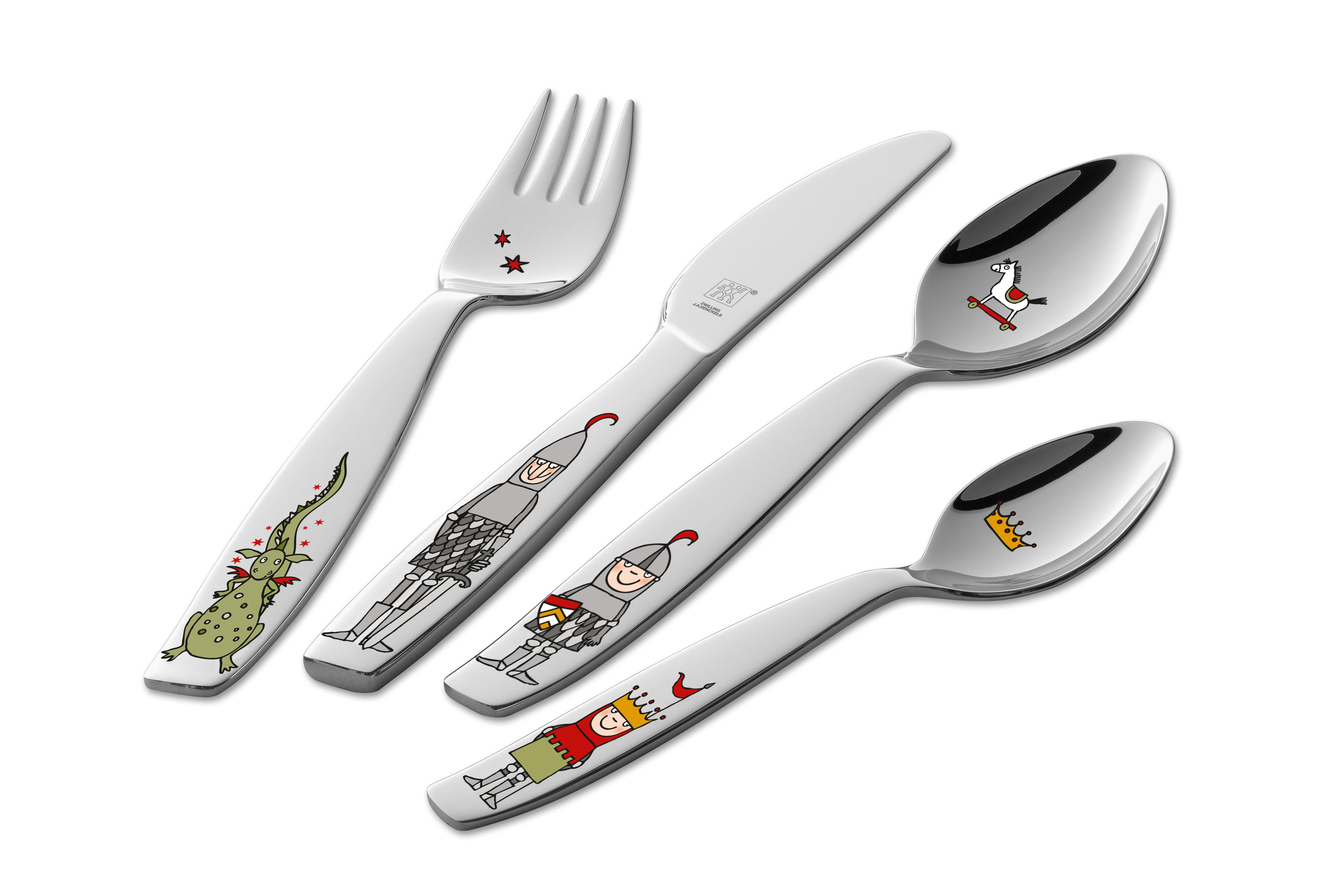 

Zwilling Набор детских столовых приборов "Экберт" 4 пр, Полированная сталь