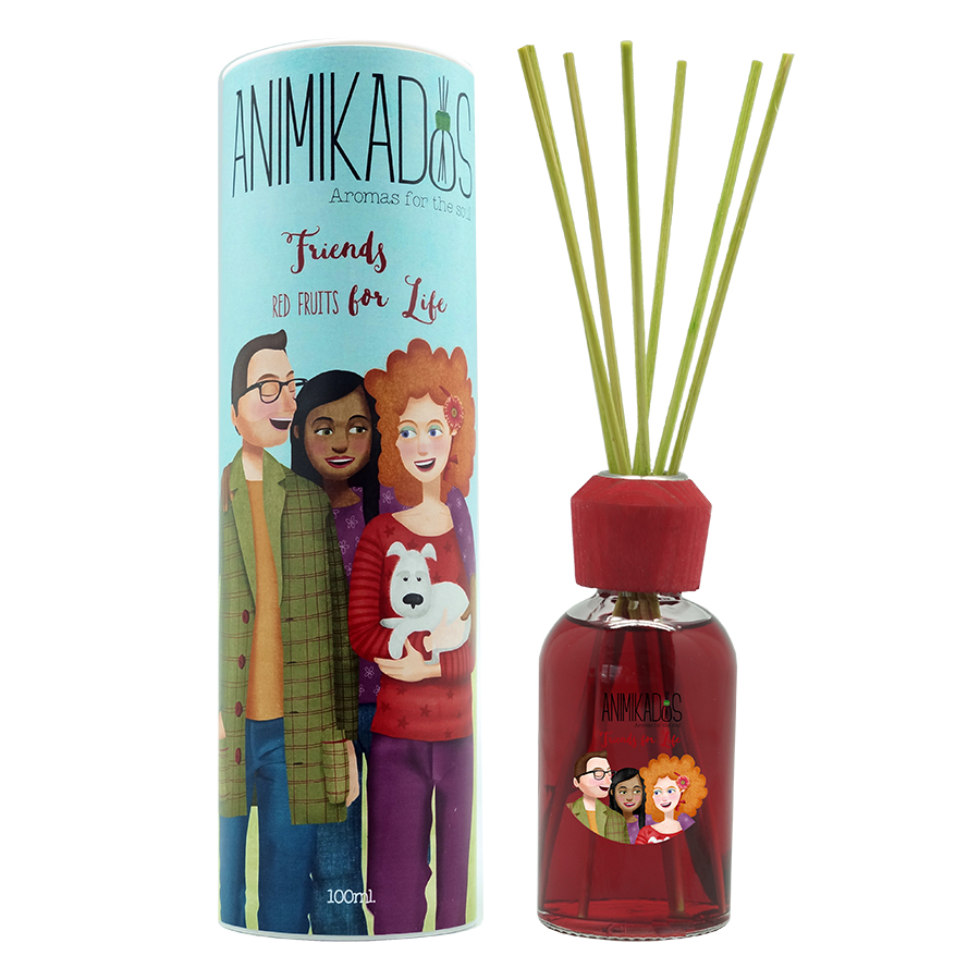 

Ambientair Диффузор ароматический animikados friends for life 100 мл, Красный
