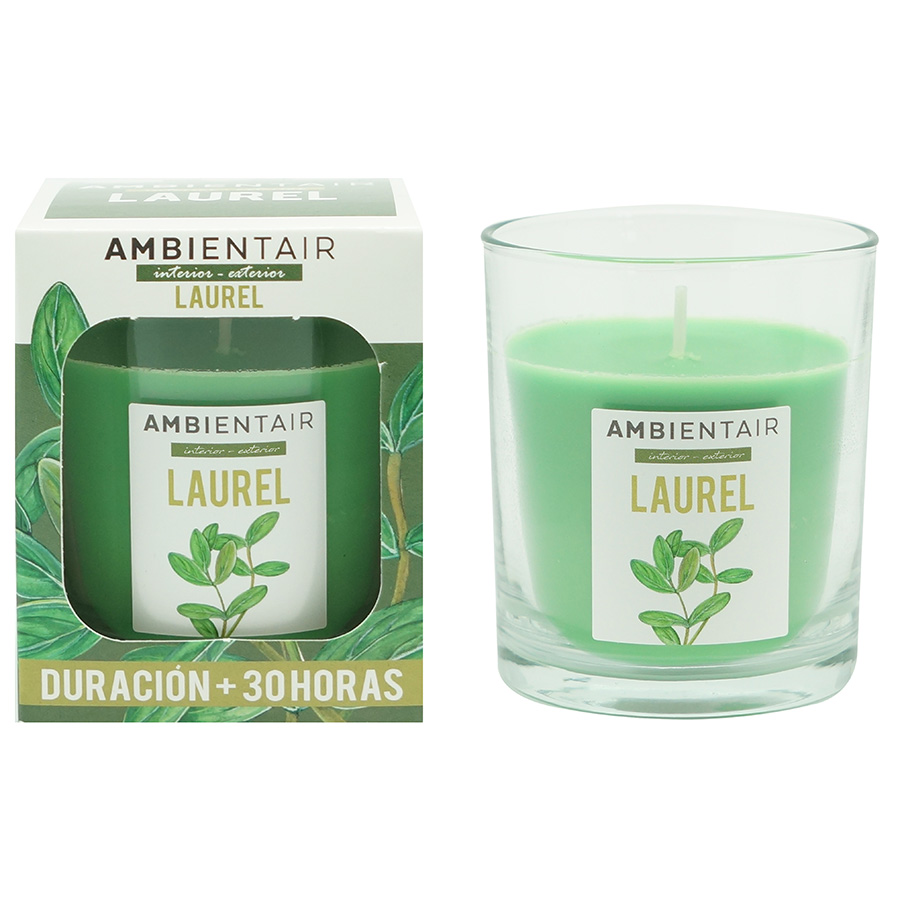 

Ambientair Свеча ароматическая garden Лавр 30 ч, Зеленый