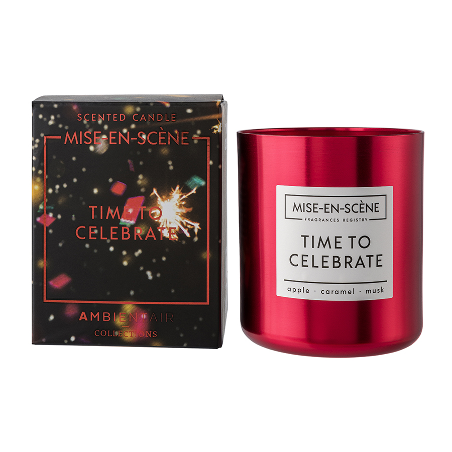 

Ambientair Свеча ароматическая mise en scene time to celebrate 50 ч, Красный