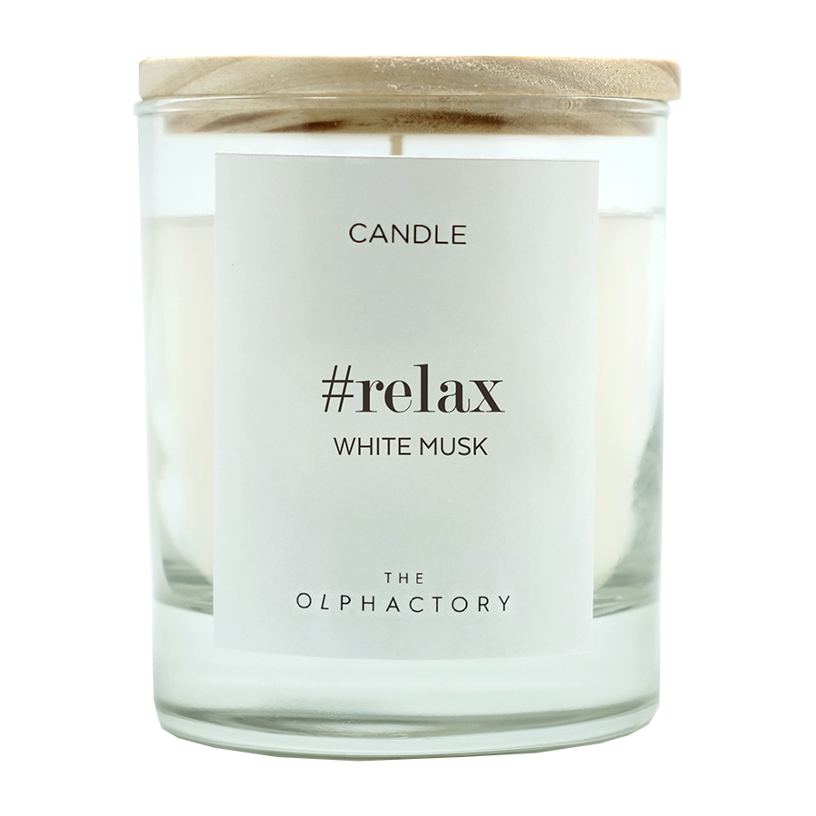 

Ambientair Свеча ароматическая the olphactory relax Белый Мускус 40 ч