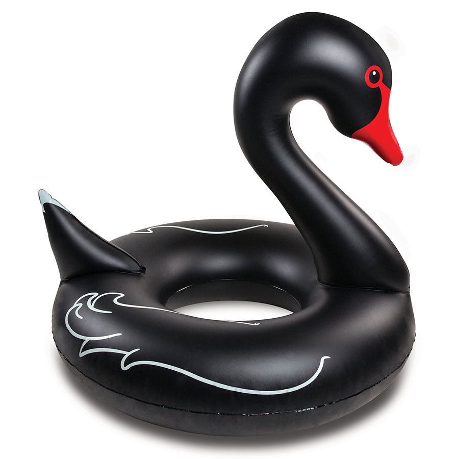 

BigMouth Круг надувной black swan, Черный