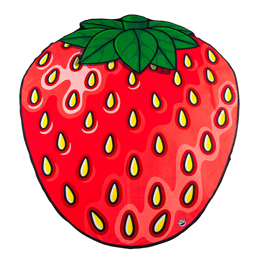 

BigMouth Покрывало пляжное strawberry, Мультиколор