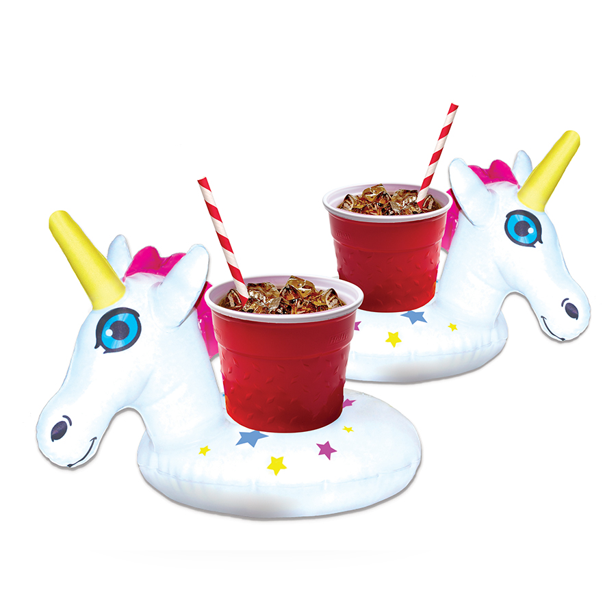

BigMouth Набор подстаканников для бассейна unicorn 2 шт, Мультиколор
