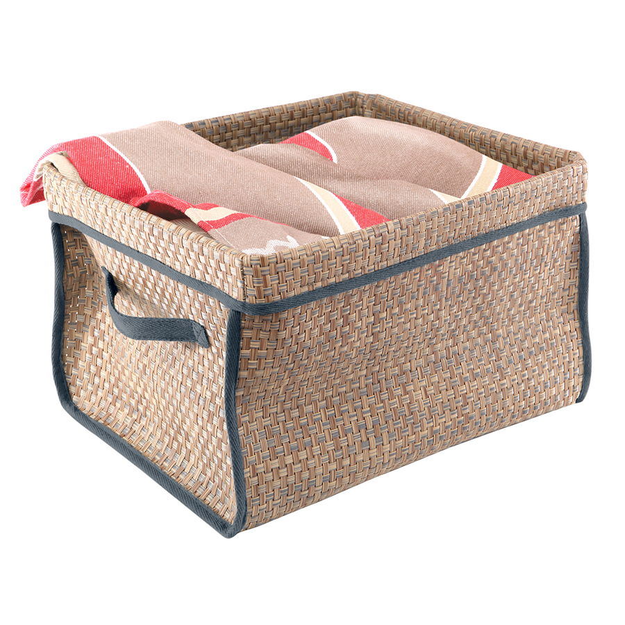 

Casy Home Корзинка для домашнего обихода casy home, 32х27х20 см, коричневая, Коричневый