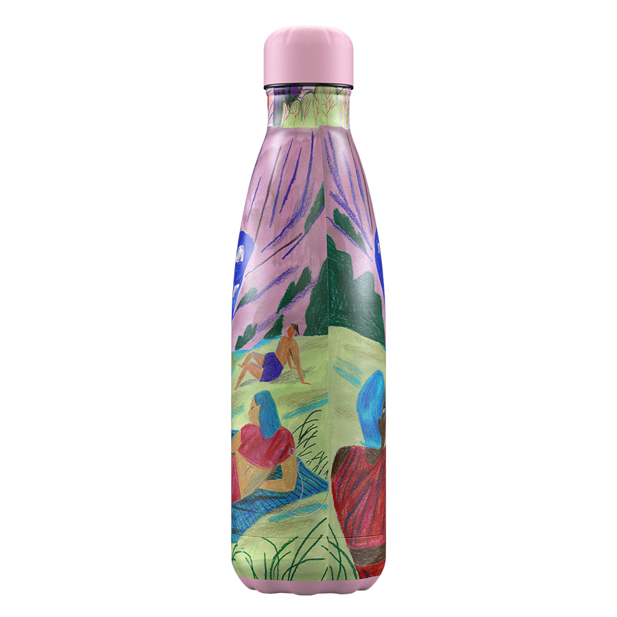 

Chilly's Bottles Термос artist, 500 мл, joey yu lake bathers, Разноцветный