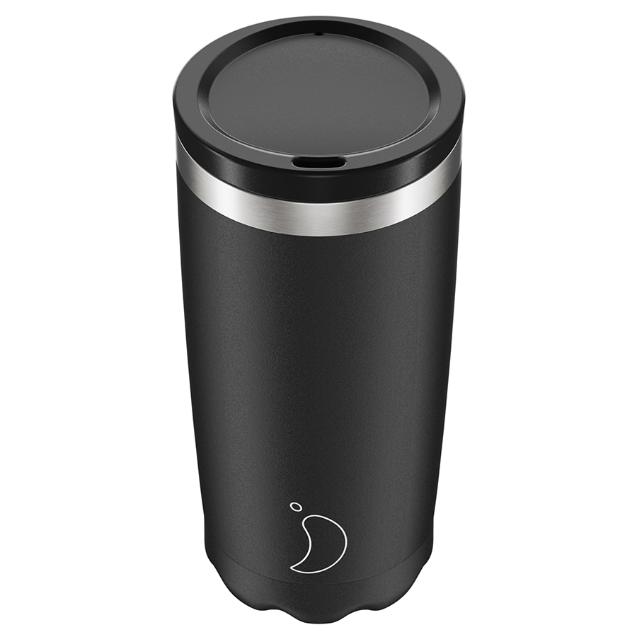 

Chilly's Bottles Термокружка coffee cup 500 мл monochrome black, Черный