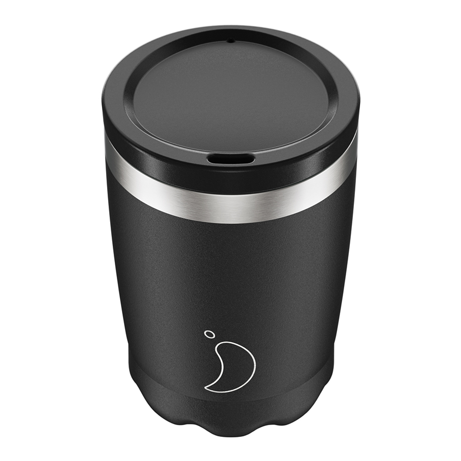 

Chilly's Bottles Термокружка coffee cup 340 мл monochrome black, Черный