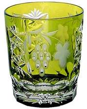 Ajka Crystal Grape Amber стакан низкий 390 мл