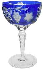 Ajka Crystal Grape Cobalt Blue фужер для шампанского 210 мл