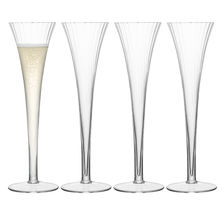 LSA Набор из 4 бокалов-флейт для шампанского Aurelia 200 мл