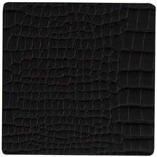 LIND DNA CROCO black подстаканник квадратный 10x10 см, толщина 2мм
