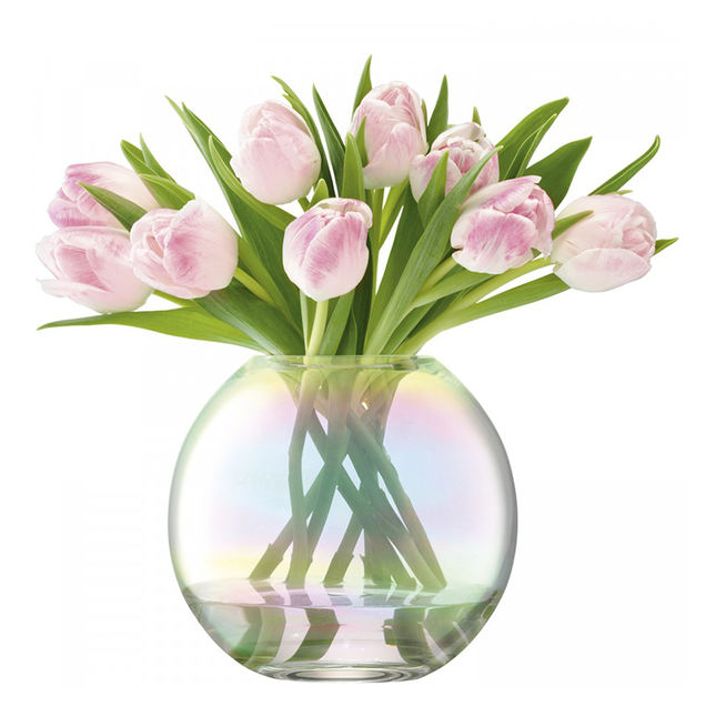 LSA Ваза круглая Pearl 16 см