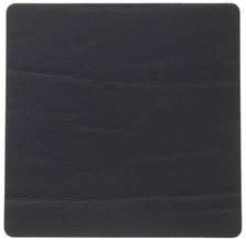 LIND DNA BUFFALO black подстаканник квадратный 10x10 см, толщина 2мм