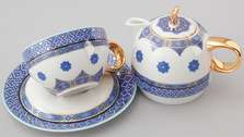 Rudolf Kampf, Восточный набор (чайник 0,4+чашка 0,2) (Узбекистан), В ПОДАРОЧНОЙ КОРОБКЕ