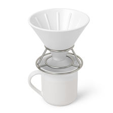 Umbra Набор Perk для заваривания кофе методом Пуровер белый