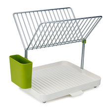 Joseph Joseph Сушилка для посуды и столовых приборов 2-уровневая со сливом Y-rack белый-зеленый