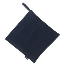 Tkano Прихватка из умягченного льна темно-синего цвета essential, 22х22 см
