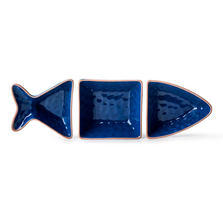 SagaForm Менажница "Рыба" Kitchen синяя