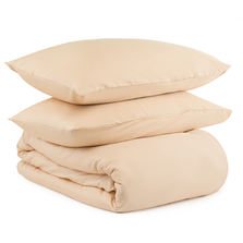 Tkano Комплект постельного белья двуспальный из сатина бежево-розового цвета из коллекции essential