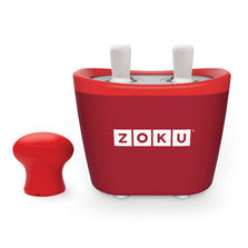Zoku Набор для приготовления мороженого Duo Quick Pop Maker красный