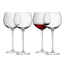 LSA Набор из 4 круглых бокалов для вина Wine 570 мл