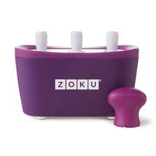 Zoku Набор для приготовления мороженого Triple Quick Pop Maker фиолетовый