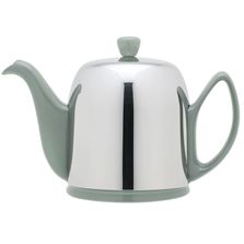 Guy Degrenne SALAM Jade - Чайник заварочный на 4 чашки, крышка нерж. сталь, 700 мл фарфор 