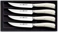 Wuesthof Ikon Cream White Набор ножей для стейка 4 предмета 9716-0