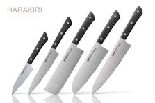 Samura SHR-0250B/K Набор ножей 5 в 1 "Samura HARAKIRI" 11,23,43,85,95, корроз.-стойкая сталь, ABS пластик