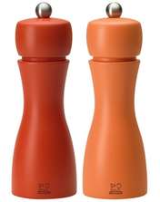 Peugeot Tahiti Набор мельниц для соли и перца 15 см, коралловый+оранжевый