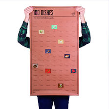 Doiy Постер «100 блюд, которые нужно попробовать, прежде чем умереть»