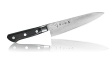 TOJIRO Нож Кухонный Поварской Дамаск F-654, длина лезвия 180 мм, сталь VG-10, 37 слоев