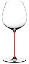 Riedel Fatto a Mano - Фужер Old World Pinot Noir 705 мл хрустальное стекло с красной ножкой  4900/07R