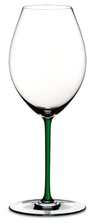 Riedel Fatto a Mano - Фужер Old World Syrah 650 мл хрустальное стекло с зеленой ножкой  4900/41G
