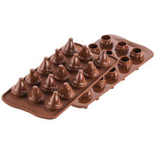 Silikomart Форма для приготовления конфет mr&amp;mrs brown, 21,5 х 10,7 х 4,2 см, силиконовая