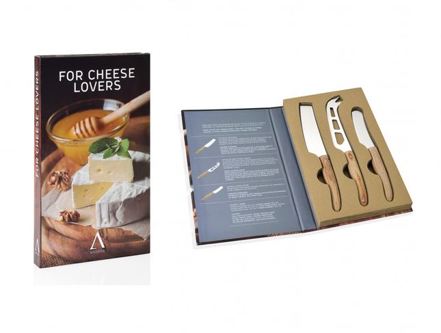 Andrea House Подарочный набор из 3 ножей для сыра
