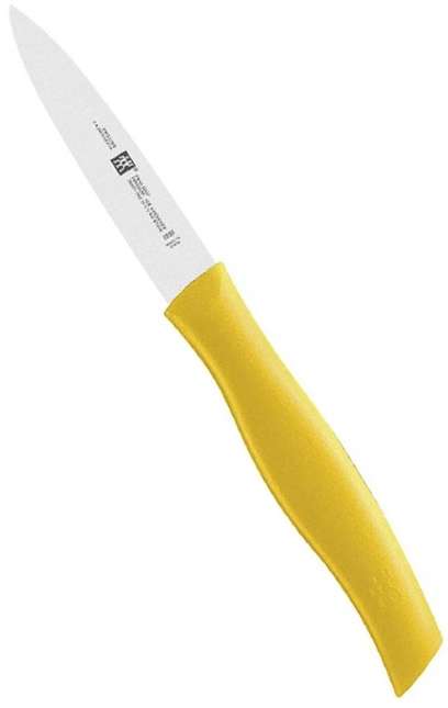 Zwilling Нож 80 мм, для чистки овощей, желтый, TWIN Grip