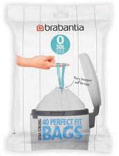 Brabantia Мешки для мусора PerfectFit, размер O (30 л), упаковка-диспенсер, 40 шт