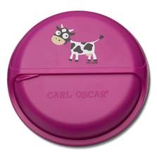 Carl Oscar Ланч-бокс для перекусов SnackDISC™ Cow фиолетовый