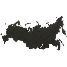 Mimi Карта-пазл wall decoration "Российская Федерация", 98х53 см, черная